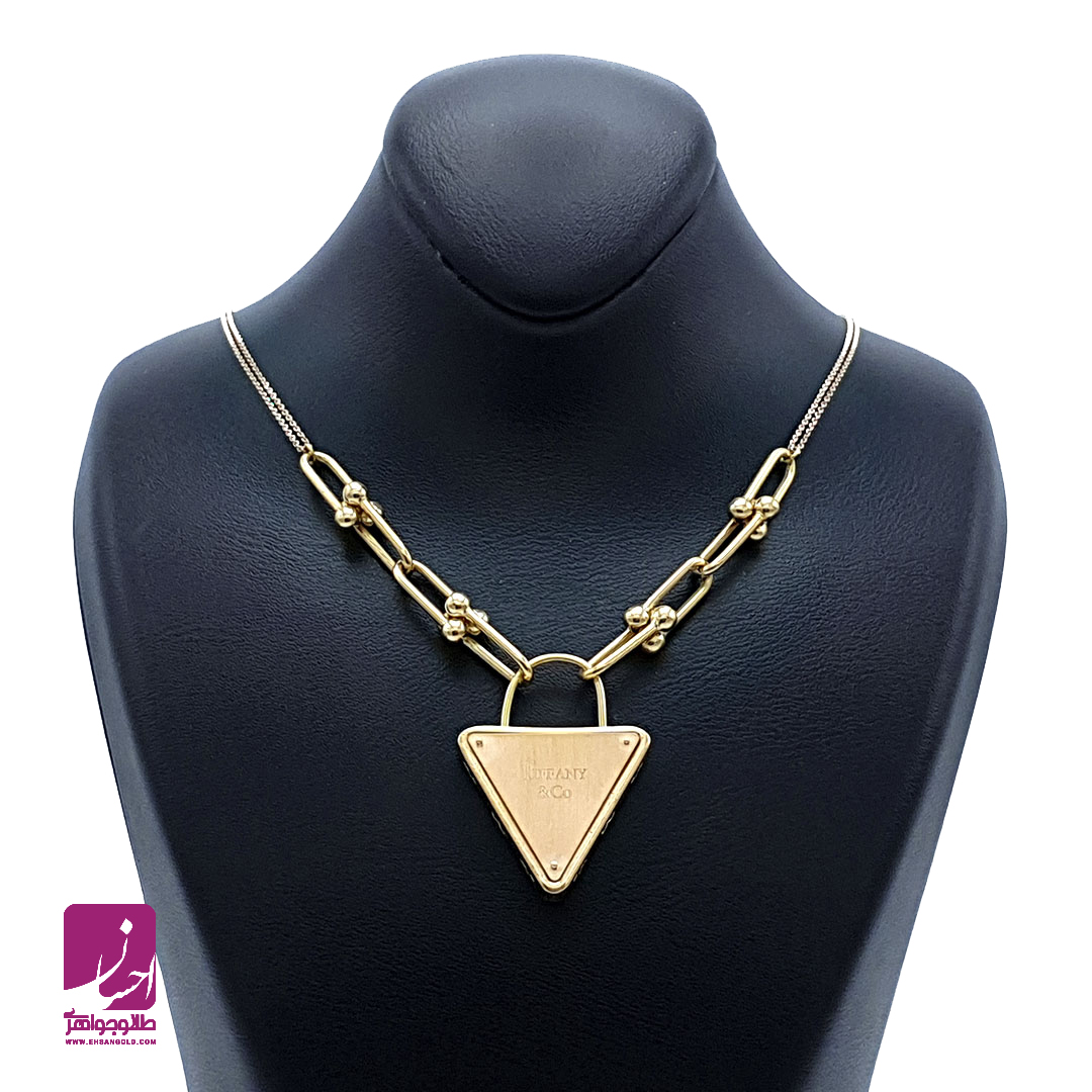 مدال زنجیر طلا تیفانی (Tiffany)