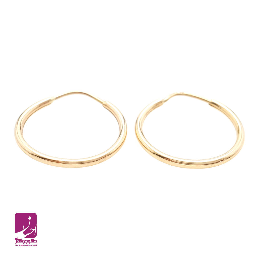 گوشواره طلا استوک حلقه ای